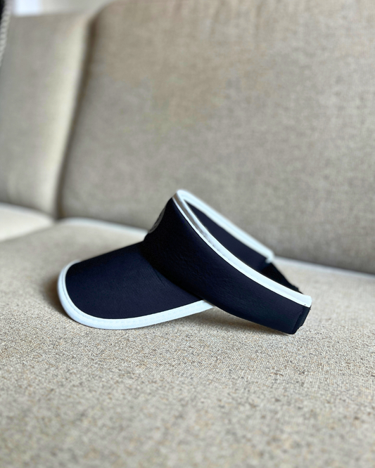 Black Visor Cap - side