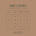 Women's Polo Set - Black