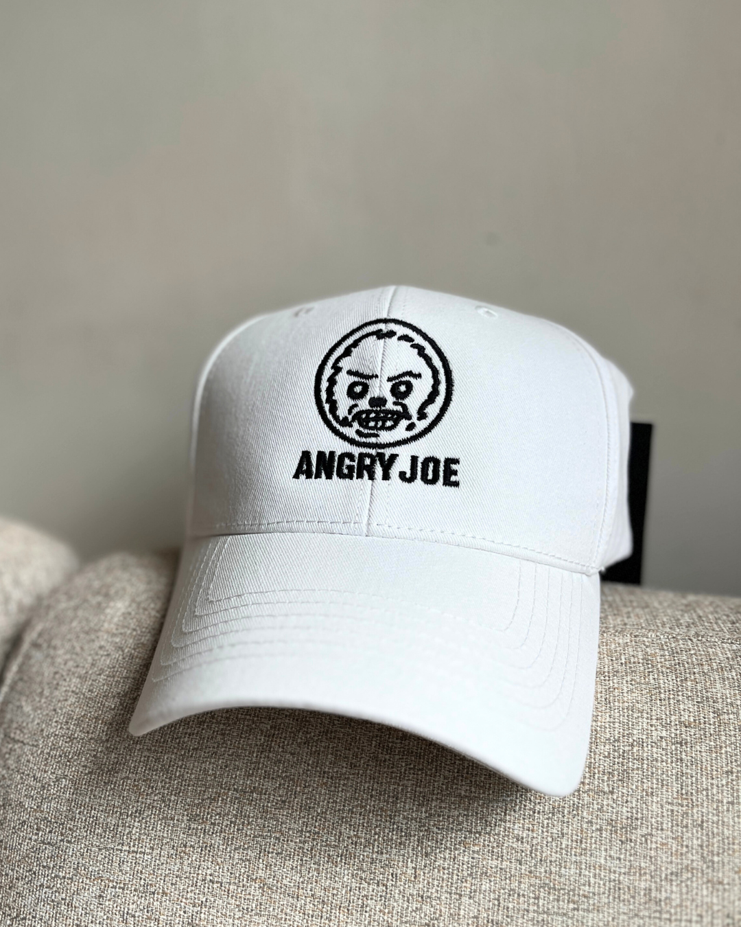White padel cap – front view