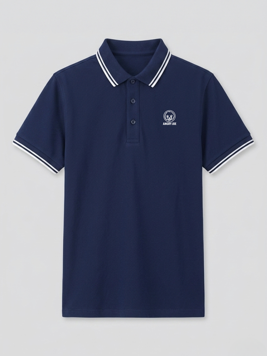 The Vantage Men's Polo Shirt - Navy Blue