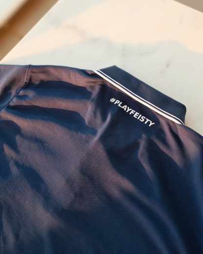The Vantage Men's Polo Shirt - Navy Blue