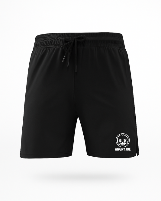 Men’s black padel shorts – product view