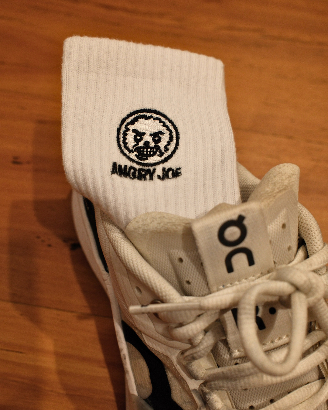 Crew sock in shoe
