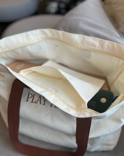 Everyday canvas tote bag – inner view