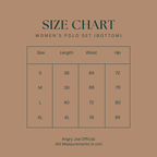 Women's Polo Set - Black