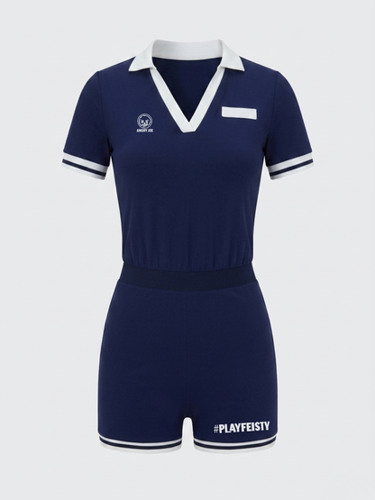 The Vector Women's all-in-one Bodysuit - Navy