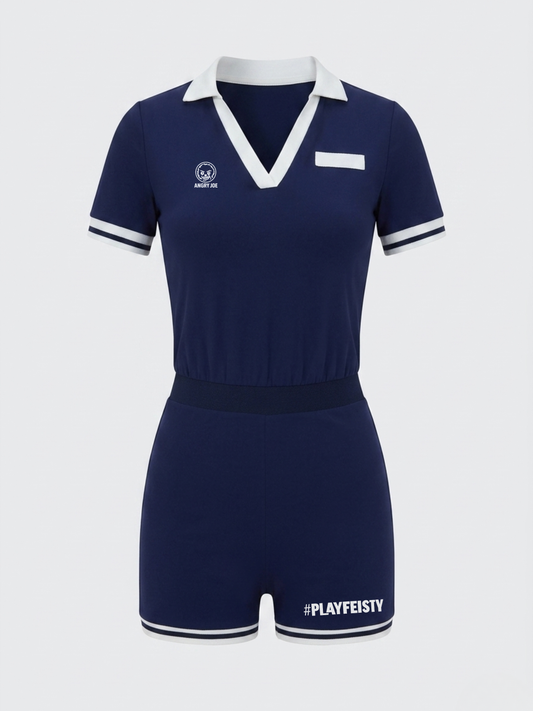 The Vector Women's all-in-one Bodysuit - Navy